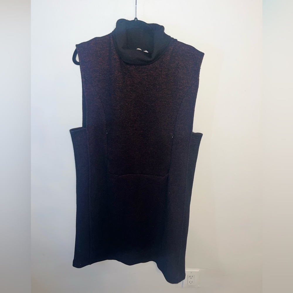 Maroon Sleeveless Turtleneck dress size small